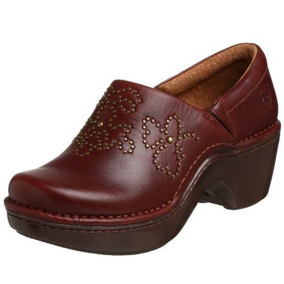 Ariat Women's Strathmore‎ Clog Brown Western Country Ranch Size 6.5 - Picture 12 of 12